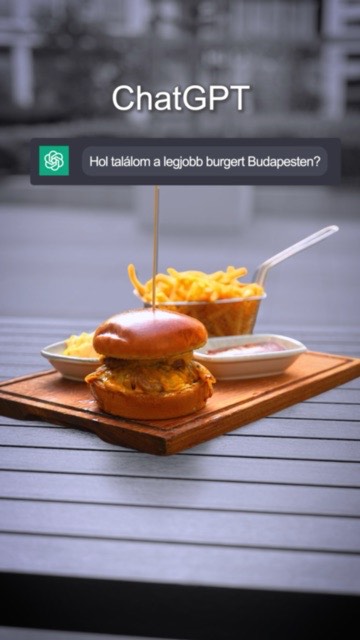 ChatGPT-hirdetés: hol a legjobb burger?