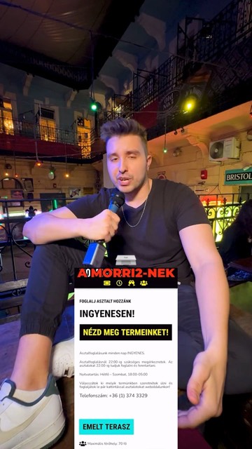 Asztalfoglalás egy pislogás alatt