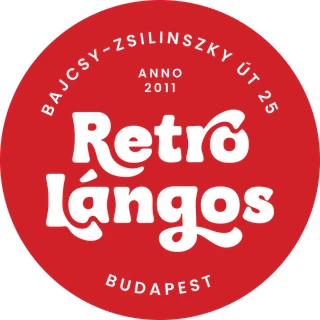 Retro Lángos logó